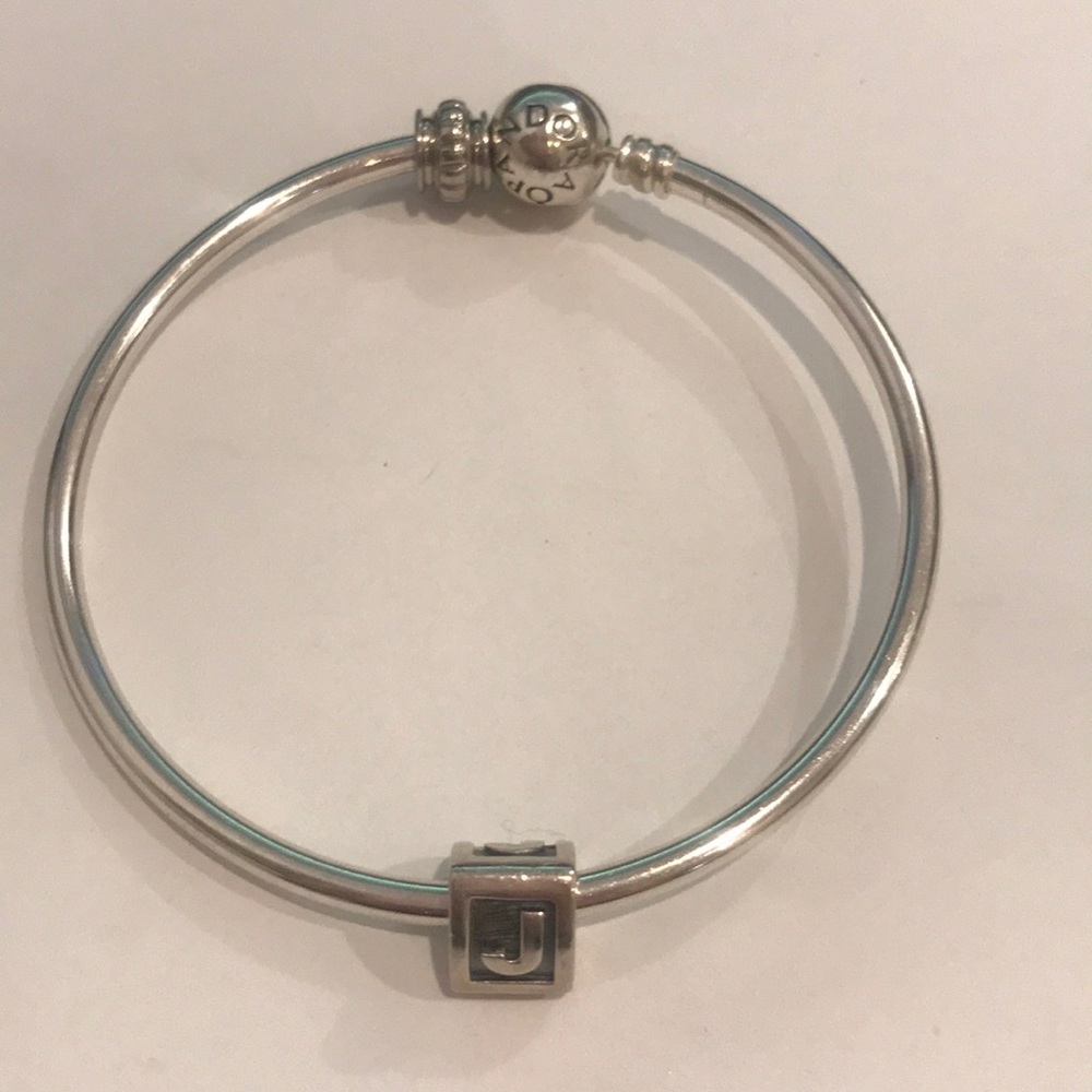 Letter J Pandora Charm